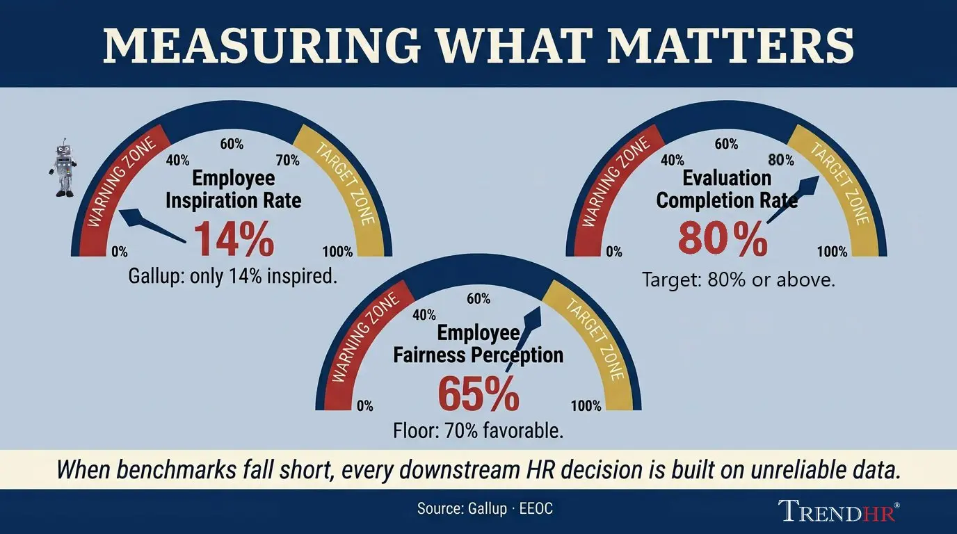 Employee evaluation infographic