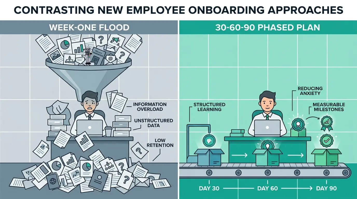How to train employees step-by-step infographic