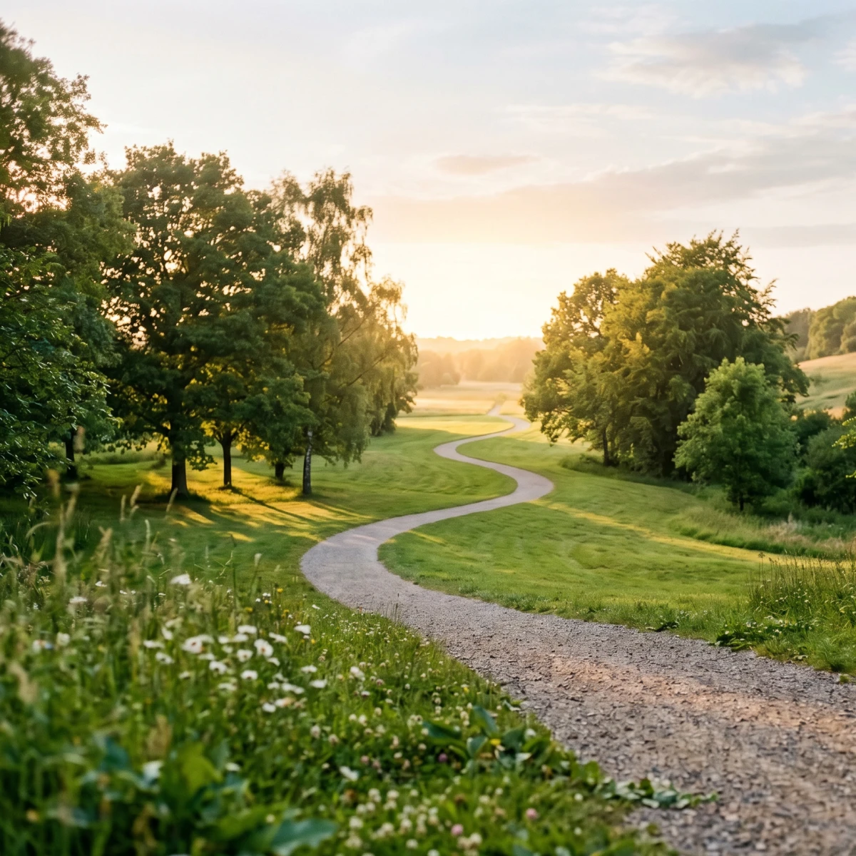 A walking path representing the parental leave journey