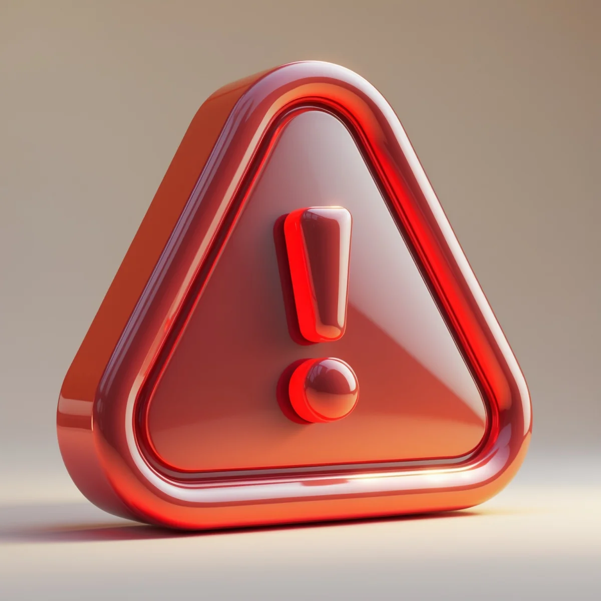 A warning sign icon representing common goal-setting mistakes
