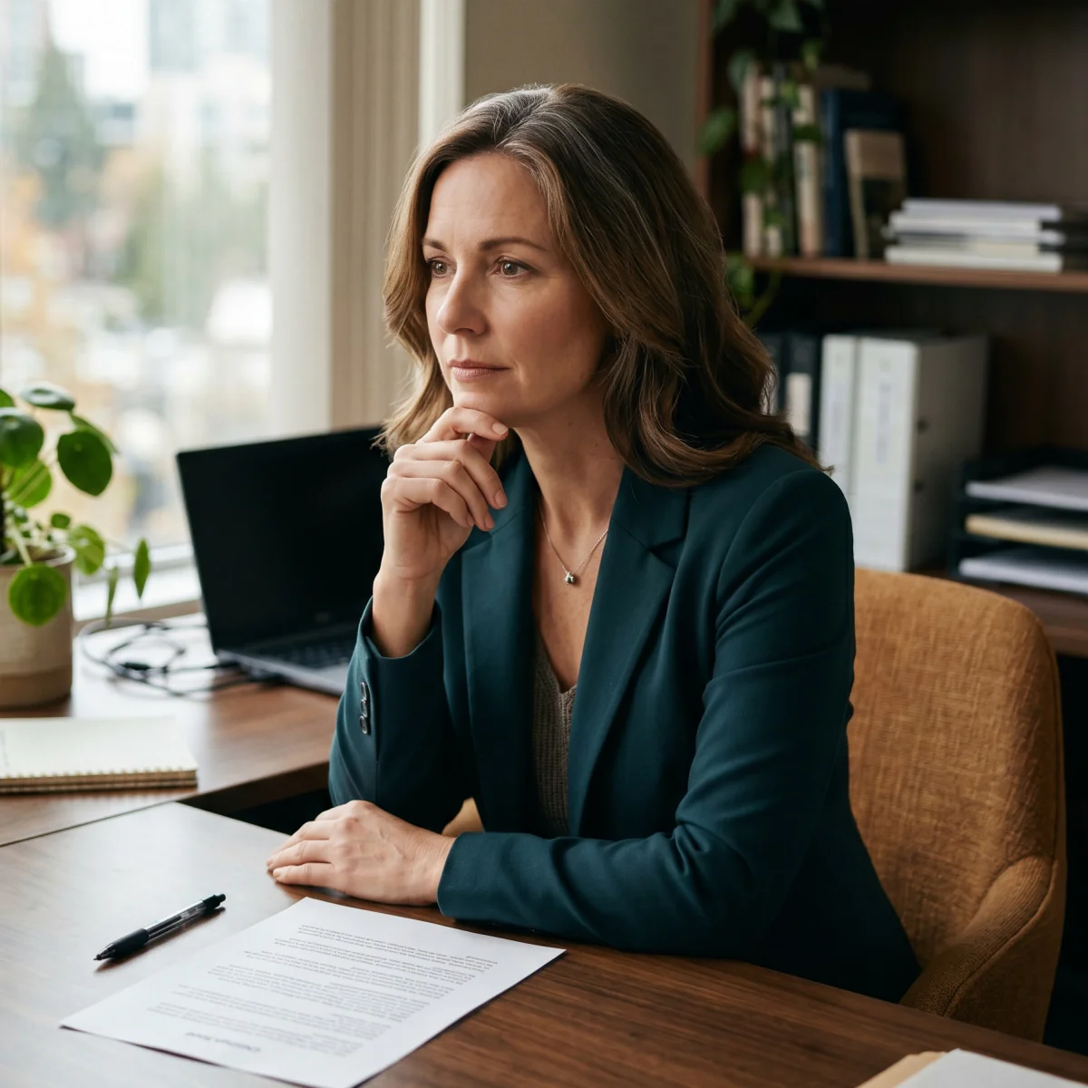 Manager weighing the legal risk of a termination decision