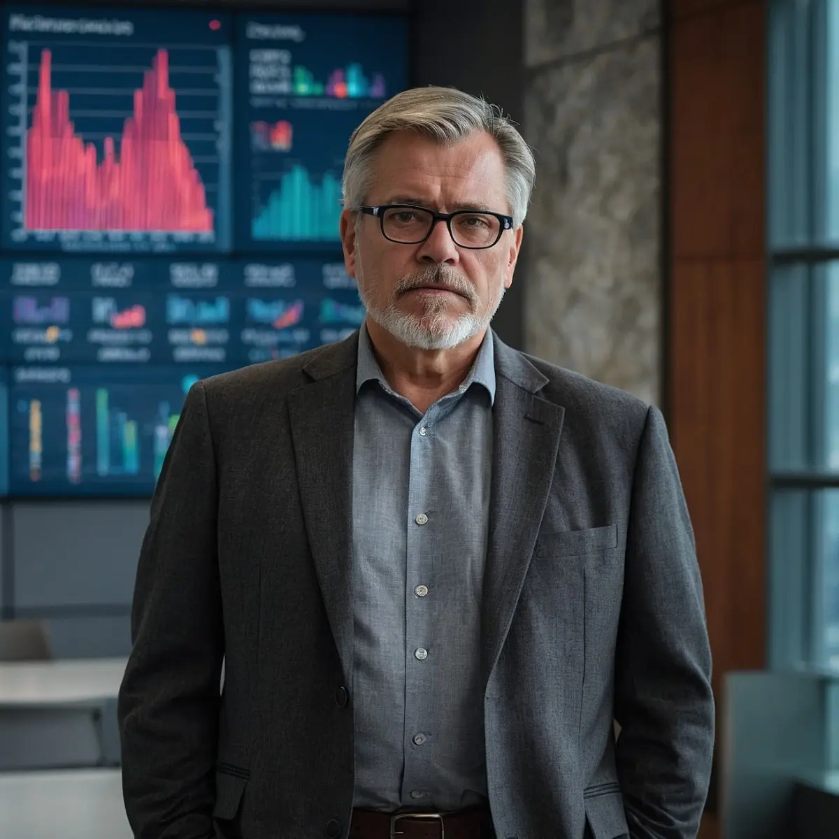 HR director reviewing vacation KPI dashboards and workforce metrics to manage PTO liability and utilization